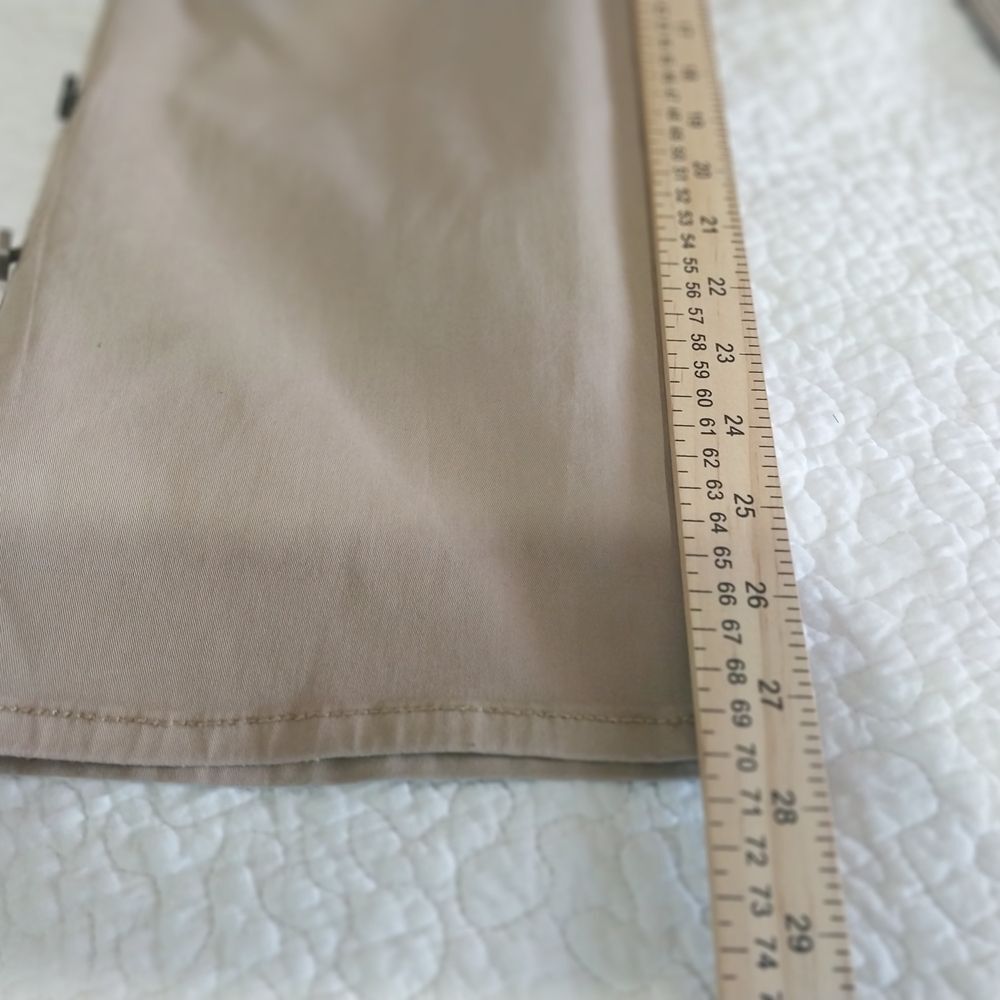 TORY BURCH Size 28 Women's Straight Leg Tan Cargo Jeans - Picture 9 of 16